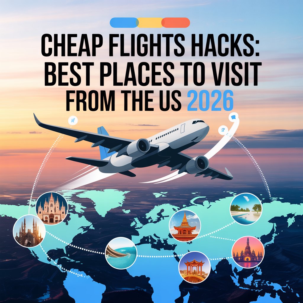 Cheap Flights Hacks: Best Places to Visit from the US in 2026