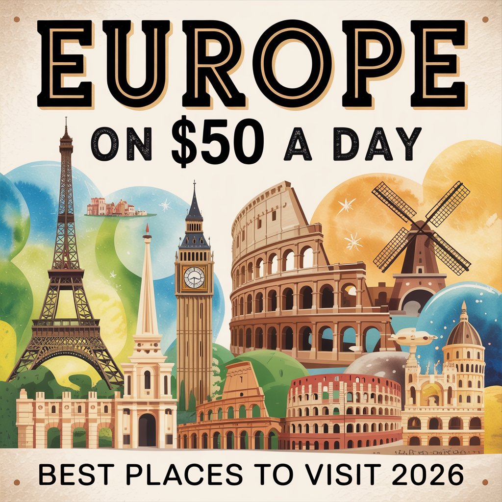 Europe on $50 a Day: Best Places to Visit 2026