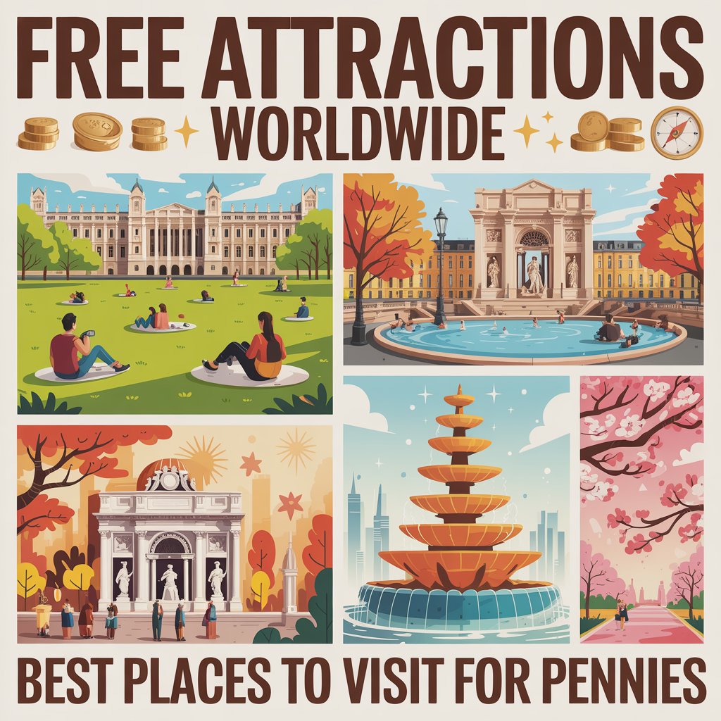 Free Attractions Worldwide: Best Places to Visit for Pennies