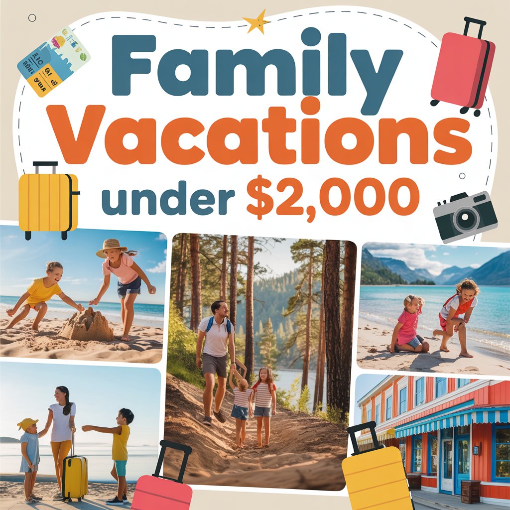 Family Vacations Under $2,000: Best Places 2026