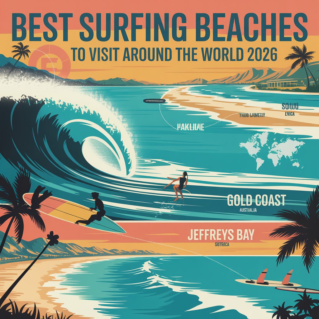 Best Surfing Beaches to Visit Around the World in 2026: Top Surf Spots for Every Skill Level